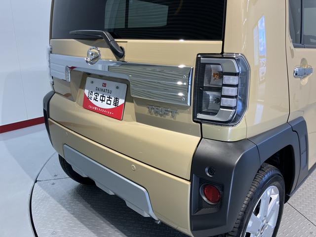 タフトG クロムベンチャー前席シートヒーター クルーズコントロール 障害物センサー プッシュスタート アイドリングストップ オートライト LEDヘッドライト 電動パーキング 電動格納ドアミラー キーフリーシステム(愛媛県)の中古車