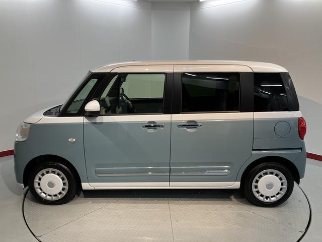 ムーヴキャンバスストライプスＧ両側電動スライドドア　スマートアシスト　９インチディスプレイオーディオ　バックカメラ　フルセグＴＶ　プッシュスタート　　ＬＥＤヘッドライト　フォグランプ　電動パーキング　左右シートヒーター（愛媛県）の中古車