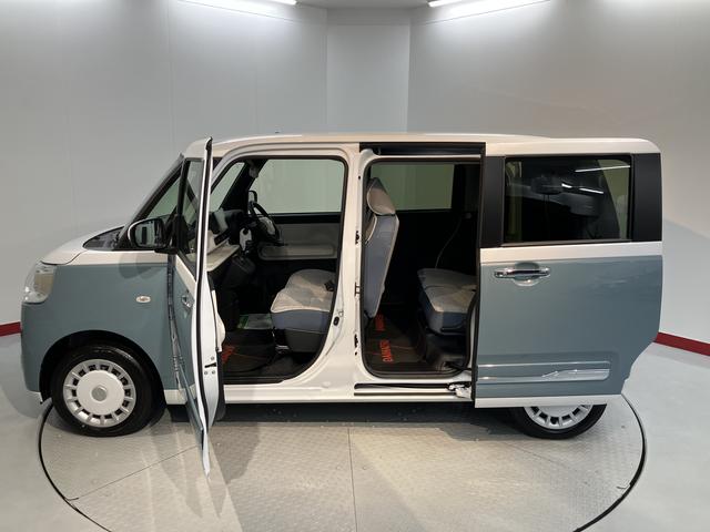 ムーヴキャンバスストライプスＧ両側電動スライドドア　スマートアシスト　９インチディスプレイオーディオ　バックカメラ　フルセグＴＶ　プッシュスタート　　ＬＥＤヘッドライト　フォグランプ　電動パーキング　左右シートヒーター（愛媛県）の中古車