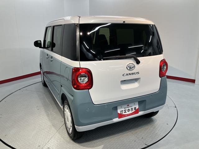 ムーヴキャンバスストライプスＧ両側電動スライドドア　スマートアシスト　９インチディスプレイオーディオ　バックカメラ　フルセグＴＶ　プッシュスタート　　ＬＥＤヘッドライト　フォグランプ　電動パーキング　左右シートヒーター（愛媛県）の中古車