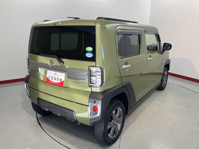 タフトGターボ純正ナビ バックモニター フルセグTV CD DVD USB Bluetooth ドラレコ ETC クルーズコントロール オートライト LEDヘッドライト 前席シートヒーター 電動パーキング(愛媛県)の中古車