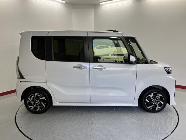 タントカスタムＸ両側電動スライドドア　ＬＥＤヘッドライト　フォグランプ　バックカメラ　オートエアコン　アルミホイール　電動パーキング（ホールド機能付き）　プッシュスタート　電動格納ドアミラー　スマートアシスト（愛媛県）の中古車