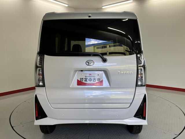 タントカスタムＸ両側電動スライドドア　ＬＥＤヘッドライト　フォグランプ　バックカメラ　オートエアコン　アルミホイール　電動パーキング（ホールド機能付き）　プッシュスタート　電動格納ドアミラー　スマートアシスト（愛媛県）の中古車