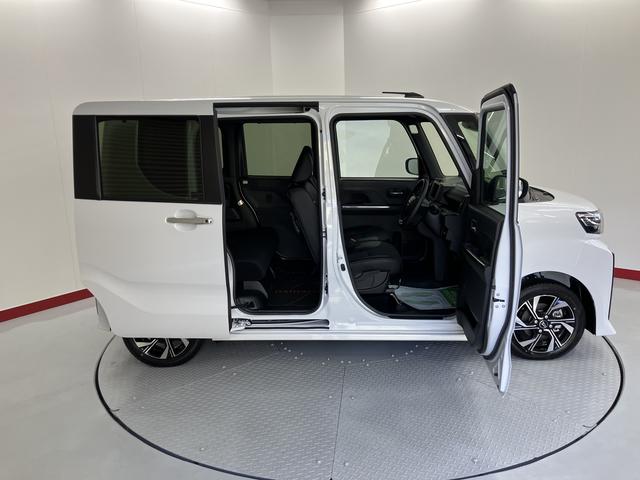 タントカスタムＸ両側電動スライドドア　ＬＥＤヘッドライト　フォグランプ　バックカメラ　オートエアコン　アルミホイール　電動パーキング（ホールド機能付き）　プッシュスタート　電動格納ドアミラー　スマートアシスト（愛媛県）の中古車