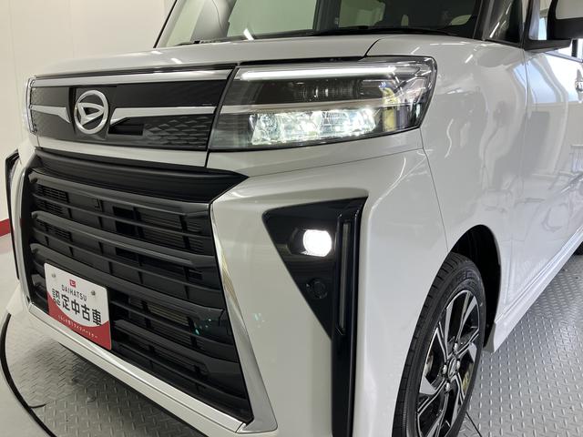 タントカスタムＸ両側電動スライドドア　ＬＥＤヘッドライト　フォグランプ　バックカメラ　オートエアコン　アルミホイール　電動パーキング（ホールド機能付き）　プッシュスタート　電動格納ドアミラー　スマートアシスト（愛媛県）の中古車