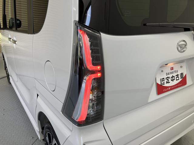 タントカスタムＸ両側電動スライドドア　ＬＥＤヘッドライト　フォグランプ　バックカメラ　オートエアコン　アルミホイール　電動パーキング（ホールド機能付き）　プッシュスタート　電動格納ドアミラー　スマートアシスト（愛媛県）の中古車