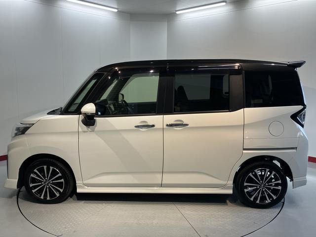 トールカスタムＧ　ターボ２ＷＤ　プッシュスタート　運転席・助手席シートヒーター　電動パーキングブレーキ　両側電動スライドドア　アイドリングストップ　オートライト　ＬＥＤヘッドライト　フロントフォグランプ　純正メモリーナビ（愛媛県）の中古車