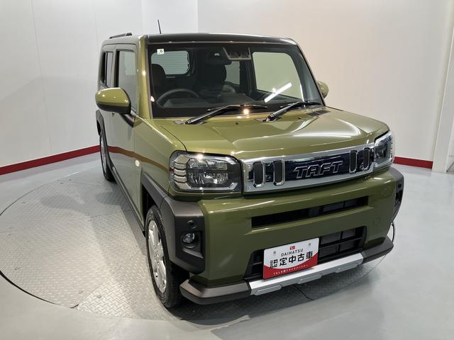 タフトG クロムベンチャープッシュスタート 電動パーキング オートエアコン オートライト LEDヘッドライト フォグランプ 左右シートヒーター アダプティブクルーズコントロール バックカメラ アルミホイール スマートアシスト(愛媛県)の中古車