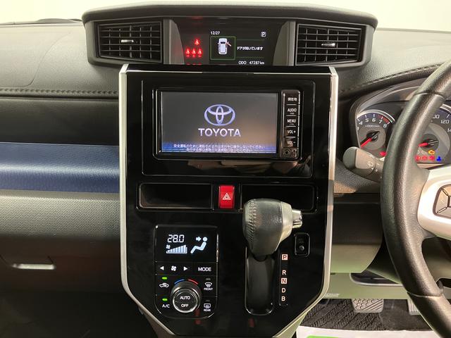 タンクカスタムＧ−Ｔプッシュスタート　両側電動スライドドア　アイドリングストップ　オートライト　ＬＥＤヘッドライト　フロントフォグランプ　盗難防止装置　純正ナビ　ＣＤ　ＳＤ　Ｂｌｕｅｔｏｏｔｈ　ＡＵＸ　バックカメラ（愛媛県）の中古車