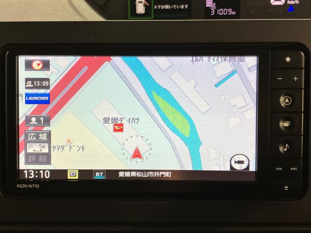 タントＸ純正ナビ　パノラマモニター　フルセグＴＶ　ＣＤ　ＤＶＤ　ＵＳＢ　Ｂｌｕｅｔｏｏｔｈ　ドラレコ　左側電動スライドドア　プッシュスタート　アイドリングストップ　前席シートヒーター　　ＬＥＤヘッドライト（愛媛県）の中古車