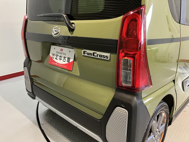 タントファンクロスターボ純正ナビ　バックモニター　フルセグＴＶ　ＣＤ　ＤＶＤ　ＵＳＢ　Ｂｌｕｅｔｏｏｔｈ　ドラレコ　両側電動スライドドア　前席シートヒーター　オートライト　ＬＥＤヘッドライト　電動パーキング　障害物センサー（愛媛県）の中古車