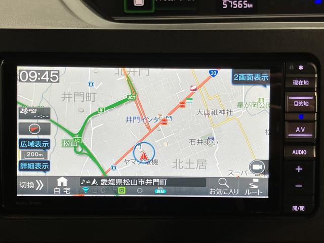 タントファンクロスターボ純正ナビ　バックモニター　フルセグＴＶ　ＣＤ　ＤＶＤ　ＵＳＢ　Ｂｌｕｅｔｏｏｔｈ　ドラレコ　両側電動スライドドア　前席シートヒーター　オートライト　ＬＥＤヘッドライト　電動パーキング　障害物センサー（愛媛県）の中古車