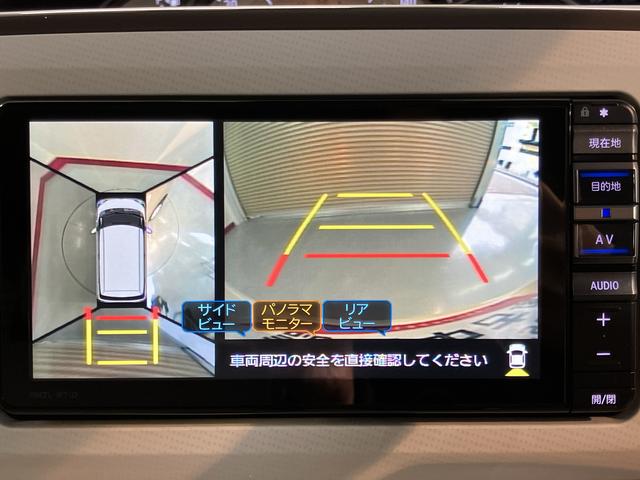 ムーヴキャンバスＧメイクアップＶＳ　ＳＡIII純正ナビ　パノラマモニター　フルセグＴＶ　ＣＤ　ＤＶＤ　Ｂｌｕｅｔｏｏｔｈ　ＥＴＣ　両側電動スライドドア　運転席シートヒーター　オートライト　ＬＥＤヘッドライト　プッシュスタート　アイドリングストップ（愛媛県）の中古車