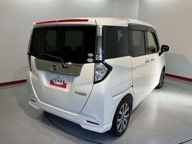 トールカスタムＧ　ターボ　ＳＡII両側電動スライドドア　オートライト　ＬＥＤヘッドライト　プッシュスタート　アイドリングストップ　オートクルーズコントロール　電動格納ドアミラー　キーフリーシステム　バックカメラ装着車（愛媛県）の中古車