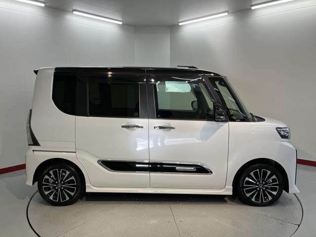 タントカスタムＲＳ両側電動スライドドア　クルーズコントロール　前席シートヒーター　オートライト　ＬＥＤヘッドライト　電動パーキング　プッシュスタート　アイドリングストップ　電動格納ドアミラー　パノラマカメラ装着車（愛媛県）の中古車
