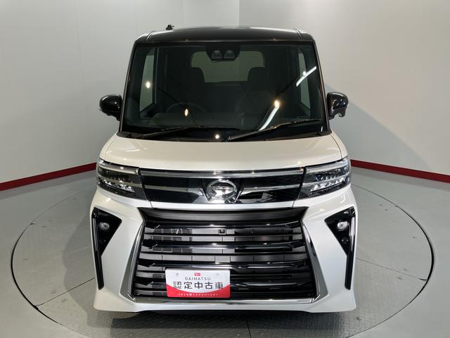 タントカスタムＲＳ両側電動スライドドア　クルーズコントロール　前席シートヒーター　オートライト　ＬＥＤヘッドライト　電動パーキング　プッシュスタート　アイドリングストップ　電動格納ドアミラー　パノラマカメラ装着車（愛媛県）の中古車