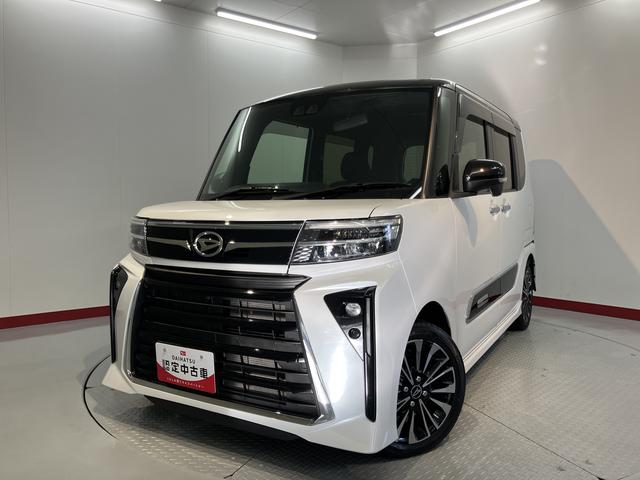 タントカスタムＲＳ両側電動スライドドア　クルーズコントロール　前席シートヒーター　オートライト　ＬＥＤヘッドライト　電動パーキング　プッシュスタート　アイドリングストップ　電動格納ドアミラー　パノラマカメラ装着車（愛媛県）の中古車