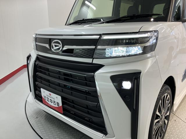 タントカスタムＲＳ両側電動スライドドア　クルーズコントロール　前席シートヒーター　オートライト　ＬＥＤヘッドライト　電動パーキング　プッシュスタート　アイドリングストップ　電動格納ドアミラー　パノラマカメラ装着車（愛媛県）の中古車