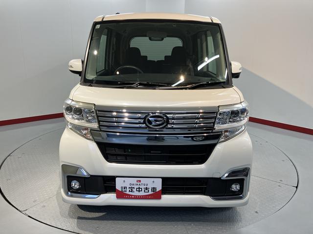 タントカスタムＸ純正ナビ　地上デジタルＴＶ　ＥＴＣ　プッシュスタート　左側電動スライドドア　運転席シートーヒーター　ＬＥＤヘッドライト　オートライト　アイドリングストップ　純正アルミホイール（愛媛県）の中古車