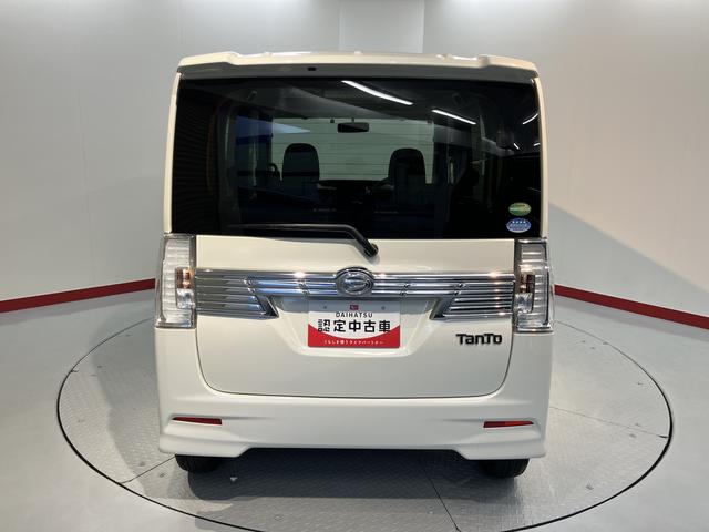 タントカスタムＸ純正ナビ　地上デジタルＴＶ　ＥＴＣ　プッシュスタート　左側電動スライドドア　運転席シートーヒーター　ＬＥＤヘッドライト　オートライト　アイドリングストップ　純正アルミホイール（愛媛県）の中古車