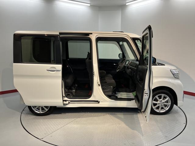 タントカスタムＸ純正ナビ　地上デジタルＴＶ　ＥＴＣ　プッシュスタート　左側電動スライドドア　運転席シートーヒーター　ＬＥＤヘッドライト　オートライト　アイドリングストップ　純正アルミホイール（愛媛県）の中古車