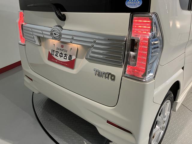 タントカスタムＸ純正ナビ　地上デジタルＴＶ　ＥＴＣ　プッシュスタート　左側電動スライドドア　運転席シートーヒーター　ＬＥＤヘッドライト　オートライト　アイドリングストップ　純正アルミホイール（愛媛県）の中古車