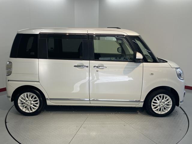 ムーヴキャンバスＧブラックインテリアリミテッド　ＳＡIII２ＷＤ　プッシュスタート　両側電動スライドドア　オートライト　オートマチックハイビーム　アイドリングストップ　ＬＥＤヘッドライト　フロントフォグランプ　ベンチシート　純正ナビ　ＣＤ　ＤＶＤ　ＵＳＢ（愛媛県）の中古車