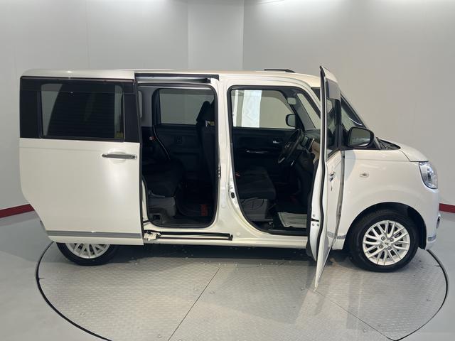 ムーヴキャンバスＧブラックインテリアリミテッド　ＳＡIII２ＷＤ　プッシュスタート　両側電動スライドドア　オートライト　オートマチックハイビーム　アイドリングストップ　ＬＥＤヘッドライト　フロントフォグランプ　ベンチシート　純正ナビ　ＣＤ　ＤＶＤ　ＵＳＢ（愛媛県）の中古車