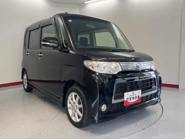 タントカスタムＸ２ＷＤ　片側電動スライドドア　アイドリングストップ　ＨＩＤヘッドライト　社外ナビ　ＣＤ　ＤＶＤ　Ｂｌｕｅｔｏｏｔｈ　ワンセグＴＶ　社外ＥＴＣ車載器　純正アルミホイール（愛媛県）の中古車