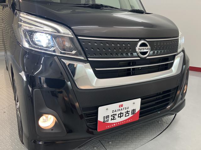 デイズルークスハイウェイスター　Ｇターボ２ＷＤ　　プッシュスタート　ベンチシート　アイドリングストップ両側電動スライドドア　オートライト　オートマチックハイビーム　ＬＥＤヘッドライト　フロントフォグランプ　社外ナビ　ＣＤ　ＤＶＤ　ＵＳＢ（愛媛県）の中古車