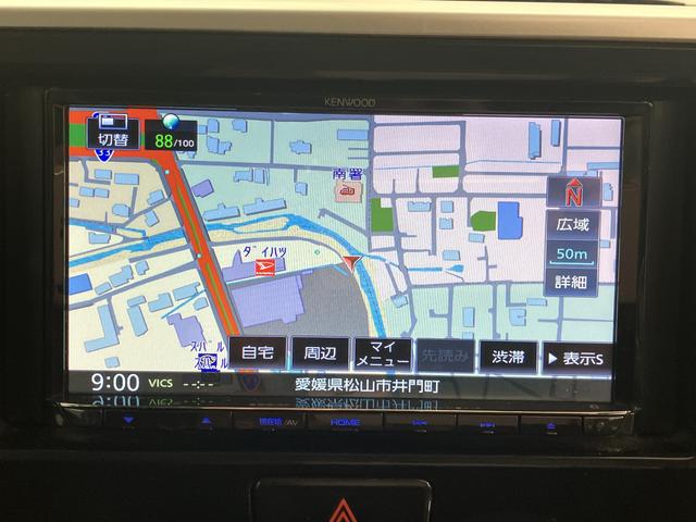 デイズルークスハイウェイスター　Ｇターボ２ＷＤ　　プッシュスタート　ベンチシート　アイドリングストップ両側電動スライドドア　オートライト　オートマチックハイビーム　ＬＥＤヘッドライト　フロントフォグランプ　社外ナビ　ＣＤ　ＤＶＤ　ＵＳＢ（愛媛県）の中古車