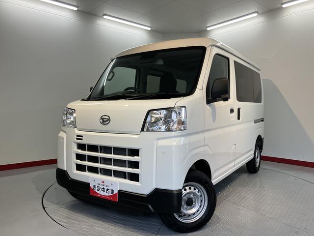 ハイゼットカーゴＤＸスマートアシスト　４ＷＤ　ＣＶＴ　ラジオ　キーレスエントリー　両側スライドドア　アイドリングストップ　エアコン　パワステ　障害物センサー　オートライト（愛媛県）の中古車