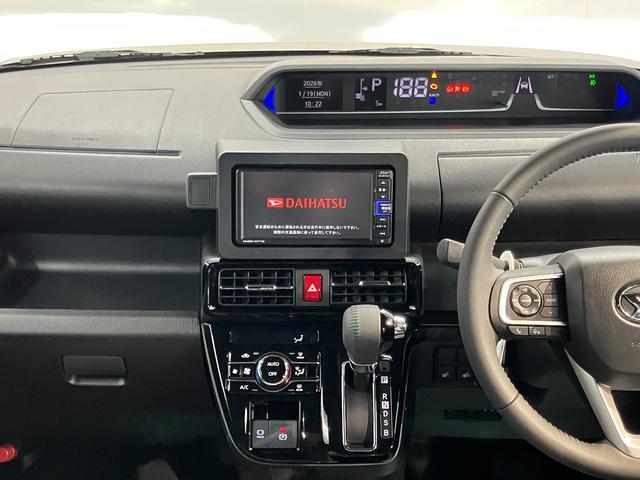 タントカスタムRSリミテッド純正ナビ バックモニター フルセグTV CD DVD Bluetooth ETC 両側電動スライドドア クルーズコントロール オートライト LEDヘッドライト 障害物センサー 電動パーキング(愛媛県)の中古車