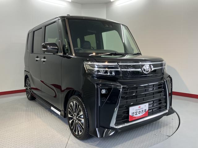 タントカスタムRSリミテッド純正ナビ バックモニター フルセグTV CD DVD Bluetooth ETC 両側電動スライドドア クルーズコントロール オートライト LEDヘッドライト 障害物センサー 電動パーキング(愛媛県)の中古車