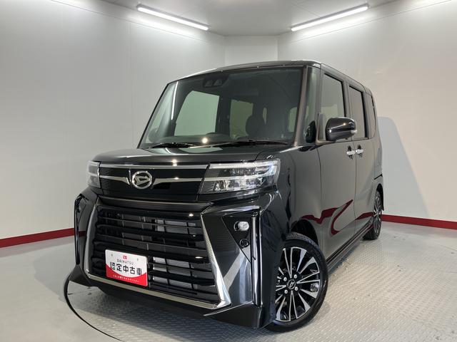 タントカスタムＲＳリミテッド純正ナビ　バックモニター　フルセグＴＶ　ＣＤ　ＤＶＤ　Ｂｌｕｅｔｏｏｔｈ　ＥＴＣ　両側電動スライドドア　クルーズコントロール　前席シートヒーター　障害物センサー　ＬＥＤヘッドライト　電動パーキング（愛媛県）の中古車