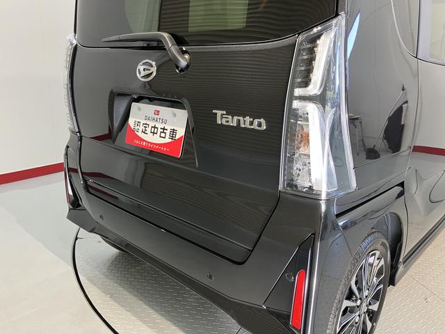タントカスタムＲＳリミテッド純正ナビ　バックモニター　フルセグＴＶ　ＣＤ　ＤＶＤ　Ｂｌｕｅｔｏｏｔｈ　ＥＴＣ　両側電動スライドドア　クルーズコントロール　前席シートヒーター　障害物センサー　ＬＥＤヘッドライト　電動パーキング（愛媛県）の中古車