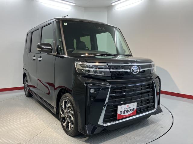 タントカスタムX両側電動スライドドア 前席シートヒーター オートライト LEDヘッドライト 電動パーキング プッシュスタート アイドリングストップ 障害物センサー 電動格納ドアミラー バックカメラ装着車(愛媛県)の中古車