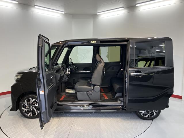 タントカスタムX両側電動スライドドア 前席シートヒーター オートライト LEDヘッドライト 障害物センサー プッシュスタート アイドリングストップ ベンチシート 電動パーキング 電動格納ドアミラー バックカメラ装着車(愛媛県)の中古車