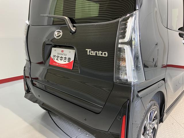 タントカスタムX両側電動スライドドア 前席シートヒーター オートライト LEDヘッドライト 障害物センサー プッシュスタート アイドリングストップ ベンチシート 電動パーキング 電動格納ドアミラー バックカメラ装着車(愛媛県)の中古車