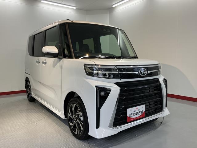 タントカスタムＸ両側電動スライドドア　前席シートヒーター　オートライト　ＬＥＤヘッドライト　障害物センサー　プッシュスタート　アイドリングストップ　ベンチシート　電動パーキング　電動格納ドアミラー　バックカメラ装着車（愛媛県）の中古車
