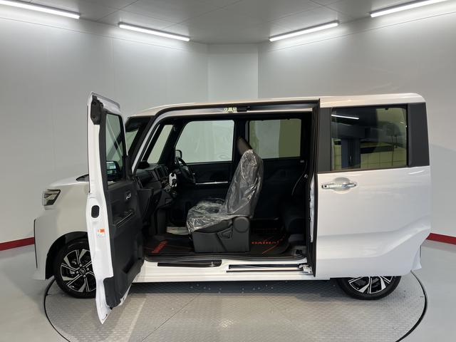 タントカスタムＸ両側電動スライドドア　前席シートヒーター　オートライト　ＬＥＤヘッドライト　障害物センサー　プッシュスタート　アイドリングストップ　ベンチシート　電動パーキング　電動格納ドアミラー　バックカメラ装着車（愛媛県）の中古車