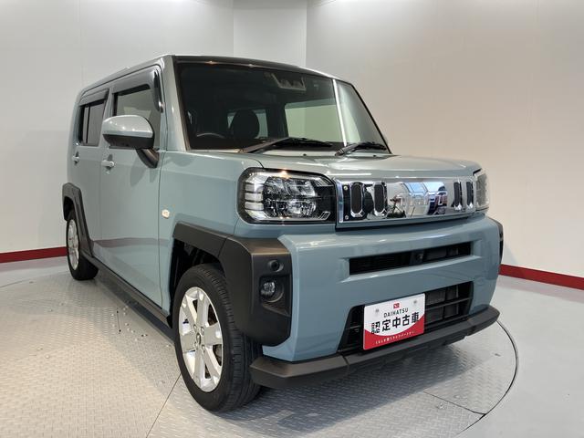 タフトＧ純正ナビ　パノラマモニター　フルセグＴＶ　ＣＤ　ＤＶＤ　ＵＳＢ　Ｂｌｕｅｔｏｏｔｈ　ドラレコ　クルーズコントロール　前席シートヒーター　オートライト　ＬＥＤヘッドライト　障害物センサー　電動パーキング（愛媛県）の中古車