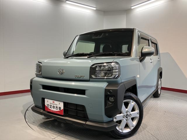 タフトＧ純正ナビ　バックモニター　フルセグＴＶ　ＣＤ　ＤＶＤ　ＵＳＢ　Ｂｌｕｅｔｏｏｔｈ　ＥＴＣ　ドラレコ　前席シートヒーター　オートライト　ＬＥＤヘッドライト　障害物センサー　電動パーキング　キーフリー（愛媛県）の中古車