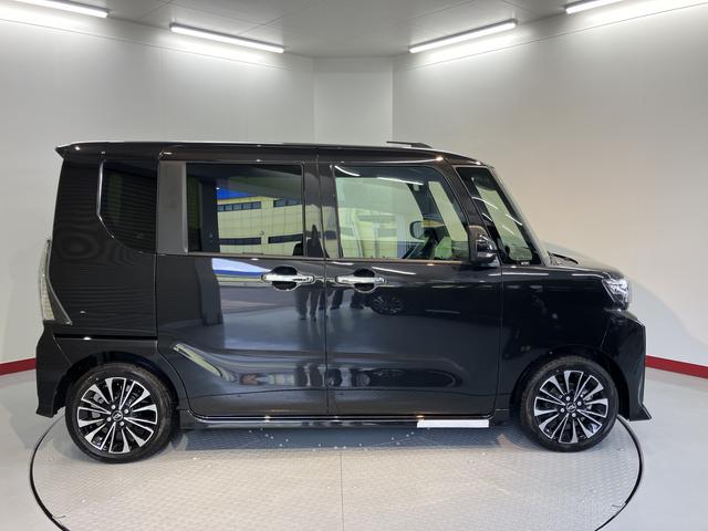 タントカスタムRSリミテッド両側電動スライドドア クルーズコントロール 前席シートヒーター オートライト LEDヘッドライト プッシュスタート アイドリングストップ 障害物センサー 電動パーキング ETC バックカメラ装着車(愛媛県)の中古車