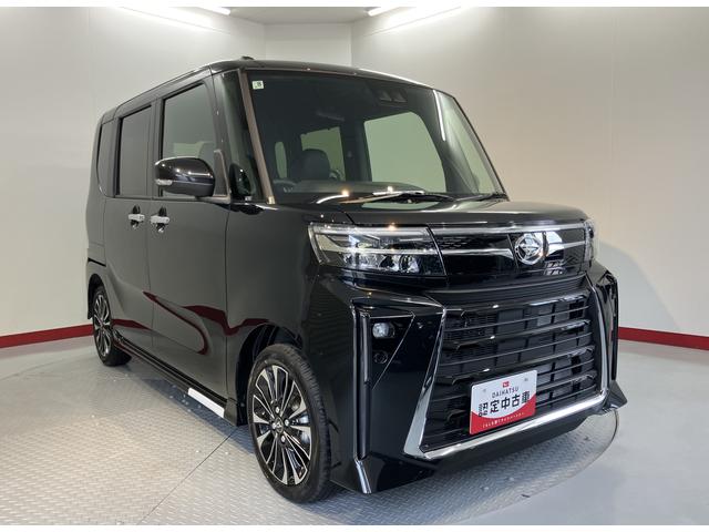 タントカスタムRSリミテッド両側電動スライドドア クルーズコントロール 前席シートヒーター オートライト LEDヘッドライト プッシュスタート アイドリングストップ 障害物センサー 電動パーキング ETC バックカメラ装着車(愛媛県)の中古車