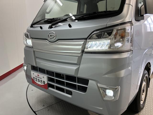 ハイゼットトラックジャンボSAIIItCDステレオ LEDヘッドライト フォグランプ キーレスエントリー パワーウインドウ 作業灯 運転席助手席エアバック ABS スマートアシストIIIt 4WD・4速オートマチック車(愛媛県)の中古車