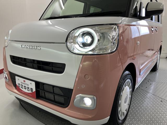 ムーヴキャンバスストライプスＧターボメモリーナビ　バックカメラフルセグＴＶ　両側電動スライドドア　プッシュスタート　電動パーキング・ホールド機能付き　アダプティブクルーズコントロール　ＬＥＤヘッドライト　フォグランプ　スマートアシスト（愛媛県）の中古車