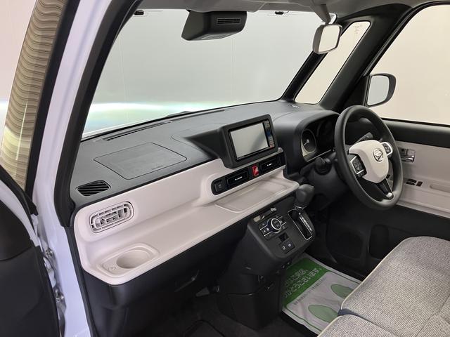 ムーヴキャンバスストライプスＧターボメモリーナビ　バックカメラフルセグＴＶ　両側電動スライドドア　プッシュスタート　電動パーキング・ホールド機能付き　アダプティブクルーズコントロール　ＬＥＤヘッドライト　フォグランプ　スマートアシスト（愛媛県）の中古車