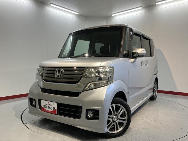 N−BOXカスタムG・Aパッケージ社外ナビ フルセグTV CD Bluetooth ETC 左側電動スライドドア オートライト ディスチャージヘッドライト ベンチシート プッシュスタート 電動格納ドアミラー キーフリーシステム(愛媛県)の中古車