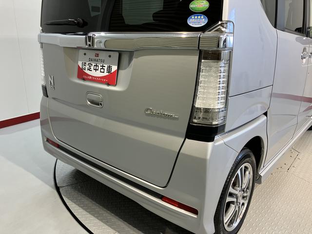 N−BOXカスタムG・Aパッケージ社外ナビ フルセグTV CD Bluetooth ETC 左側電動スライドドア オートライト ディスチャージヘッドライト ベンチシート プッシュスタート 電動格納ドアミラー キーフリーシステム(愛媛県)の中古車
